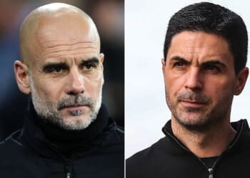 Sarcastic Pep Guardiola mocks Arsenal for transfer outlay and jokes he's 'grumpy' with Man City for LACK of spending