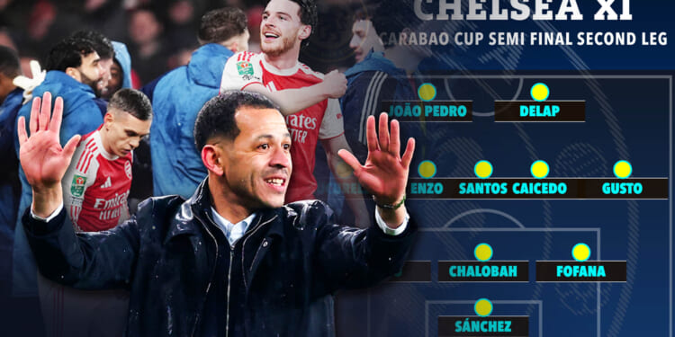 Arsenal legend ‘flabbergasted’ by Chelsea going out ‘with a whimper’ as fans slam 'bizarre' Liam Rosenior team selection