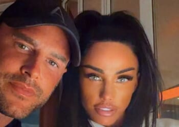 Katie Price shows off results of her £2k bum lift as she prepares to fly off on honeymoon with new husband Lee Andrews