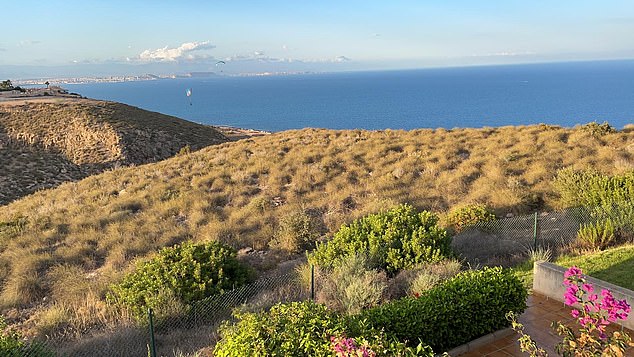 Pictured: The land before it was dug up - the work has been relentless keeping residents up all night