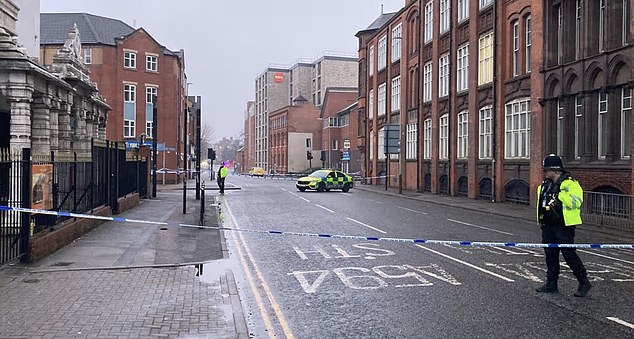 Police said a number of roads remain closed in the city following an incident on Oxford Street on Tuesday night