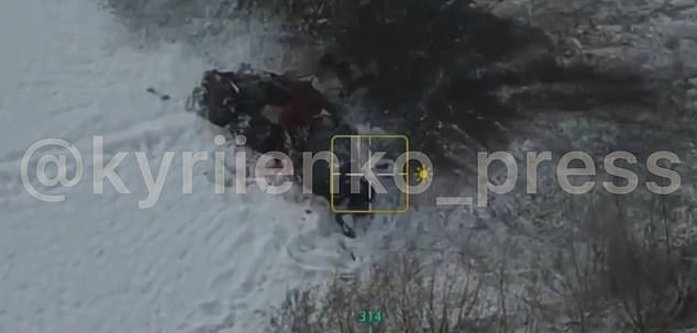 A week later, their bodies remain where they fell, unreachable in the harsh winter battlefield