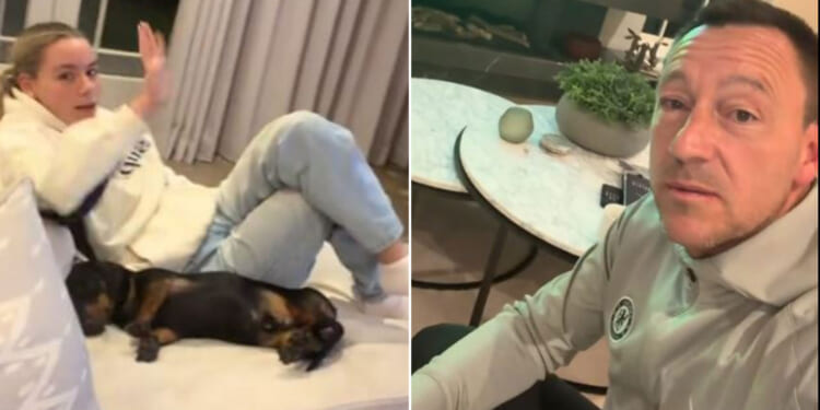 ‘Don’t put that anywhere, dad’ – John Terry’s daughter begs him not to upload embarrassing Arsenal vs Chelsea video