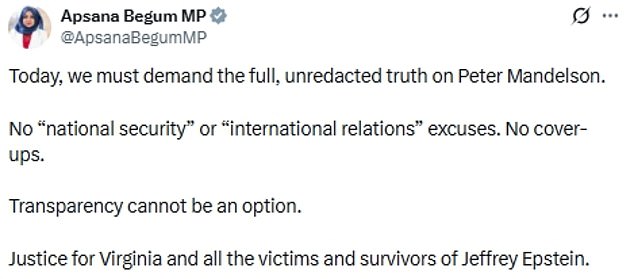 Near-identical messages were sent out by left-wing Labour MPs