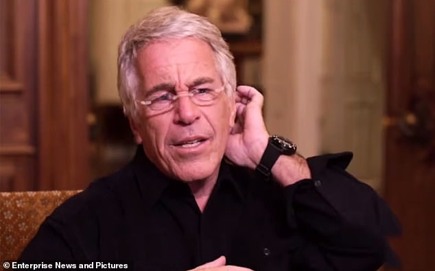 Partway through his interview with Steve Bannon, Epstein changed from a white shirt to a black one and donned different glasses. He was 'smug and superior,' according to body language expert Judi James