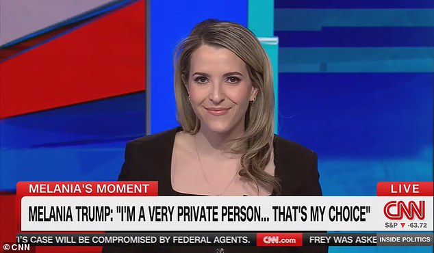 CNN reporter Betsy Klein was the members of the press in the room able to ask Melania about calls for Ghislaine Maxwell to be moved to a high security prison amid release of the Epstein files