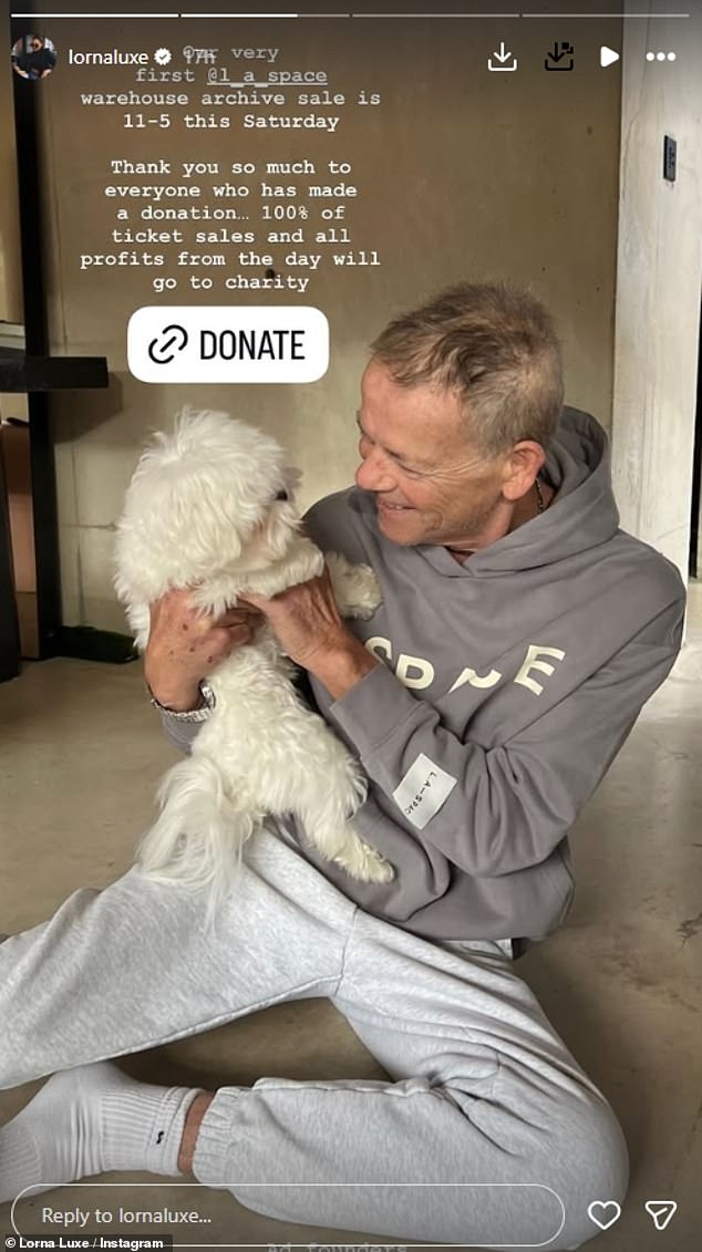 The businesswoman, 43, took to her Instagram Story to say she was 'so sorry' to cancel a charity event this weekend which was to raise money for Maggie's - a cancer charity