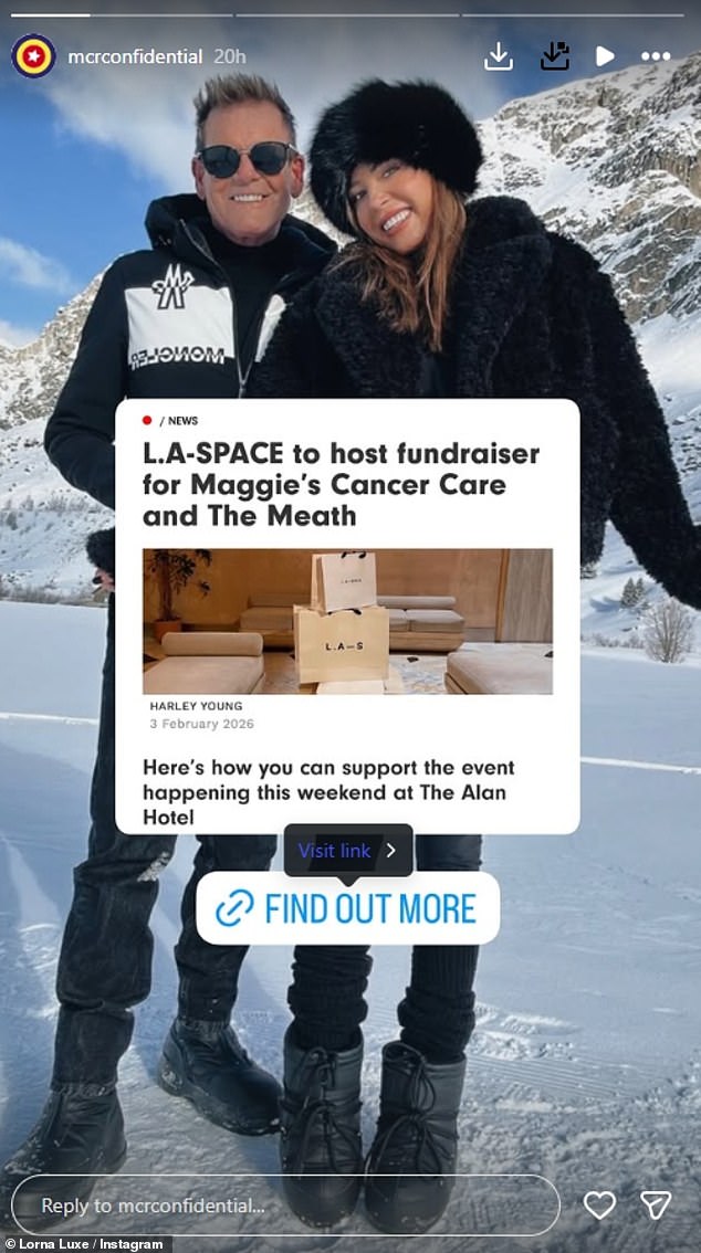 John, who is 21 years Lorna's senior, is battling stage four adrenal cancer after being diagnosed in April 2023