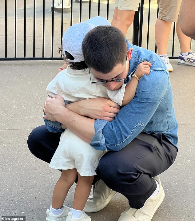 The singer and wife Priyanka Chopra, 43, welcomed their four-year-old child via surrogate in 2022, three months before her due date; pictured in June 2024