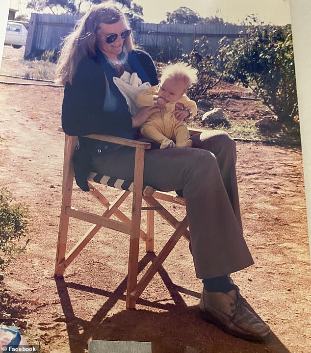 Shan Pfeiffer (now Shannon Murray) with baby Jessica (Gus' mum)