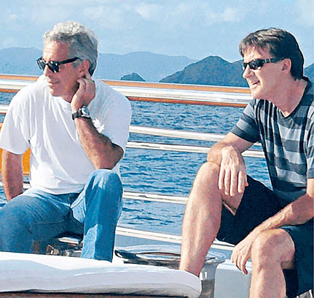 The pair (pictured) exchanged hundreds of emails, many of which were laced with sexual innuendo or even brazen references to sex