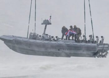 Special Forces in spectacular show of force in Channel as they attach speedboat to Chinook during training exercise