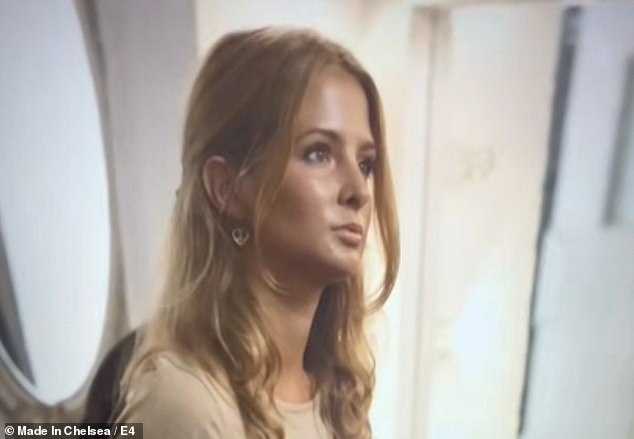 During a scene on the show, Hugo confronted Millie while she was working about her cheating on him