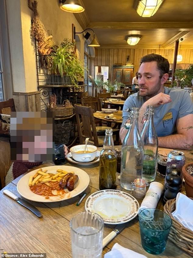 They attended with their three children for a 'special occasion' celebrating Taylor (pictured)