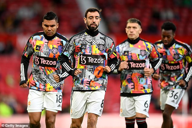 In previous seasons, United had worn the top to show their support for the LGBTQ+ community