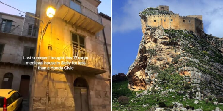 I bought an abandoned 17 room castle in Sicily for less than a car