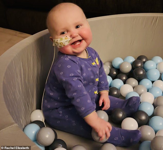 Melody (pictured) has endured intensive chemotherapy to treat the disease, but after a failed bone marrow transplant her parents were told she was out of treatment options