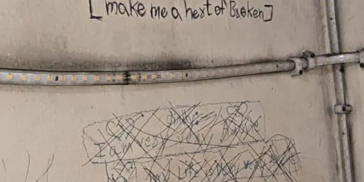 'Very alone'…Sisters' haunting words scrawled on wall before they fell to their deaths after becoming 'obsessed by game'