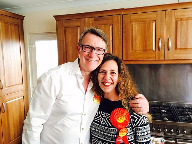 Pictured: Peter Mandelson with Wes Streeting's mother Corrina in a now-deleted social media post