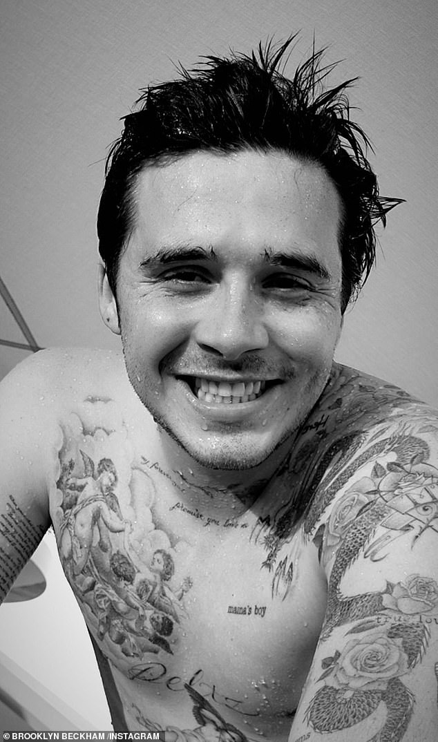 On the right side of his chest he also has large cherubs for each of his siblings Romeo, Cruz and Harper