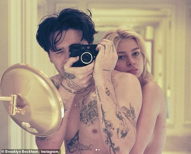 He also has a large cherub in the centre of his chest which is a copycat of one of his dad Sir David's tattoos