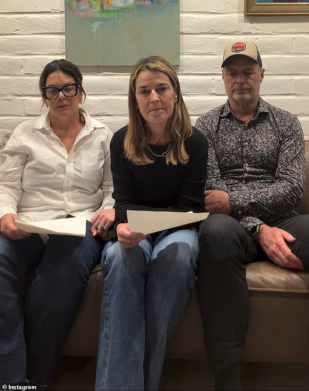 The siblings told their mother's captors that they were 'ready to talk' in a video message Wednesday night