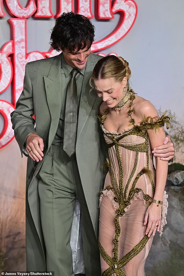 On Thursday, Margot and Jacob showed off their close bond since working on the film as they attended the London premiere