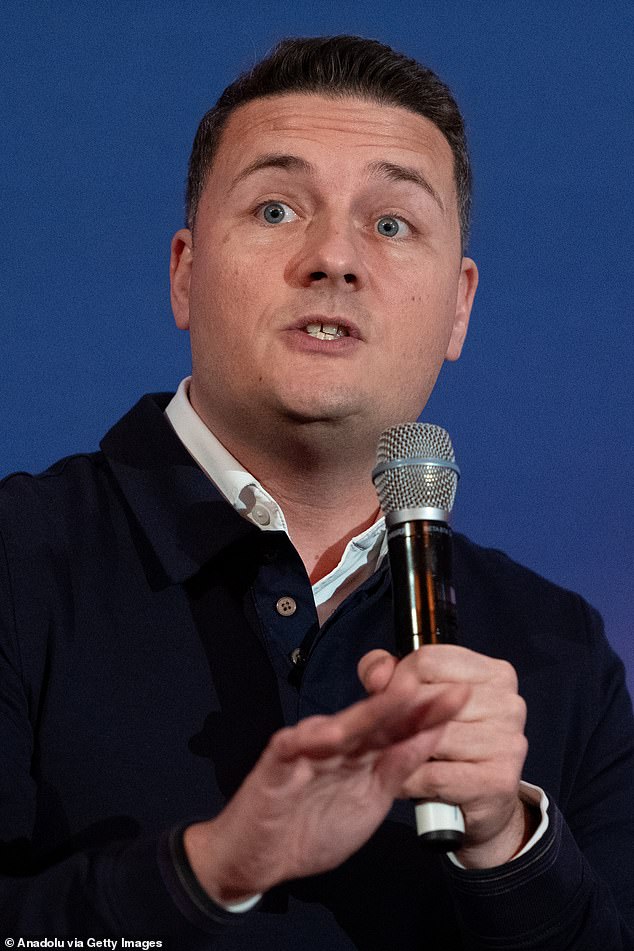 Ms Rayner's allies made it clear to Wes Streeting (pictured last month) that he would have to get past Ms Rayner before achieving his life-long ambition to become PM