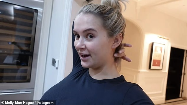 This week Molly-Mae accidentally showed off her blossoming baby bump during her vlog, which was shared to YouTube