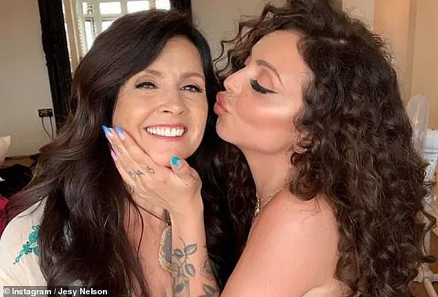 She has admitted she believes the root of her problems stem from childhood, after watching her mum 'constantly weigh herself' and diet (pictured with her mother)