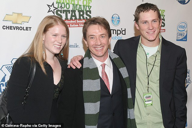 On Tuesday, representatives for the 75-year-old comedy legend confirmed the devastating news in a statement to the Daily Mail;  Katherine is pictured with Short and son Oliver in 2006