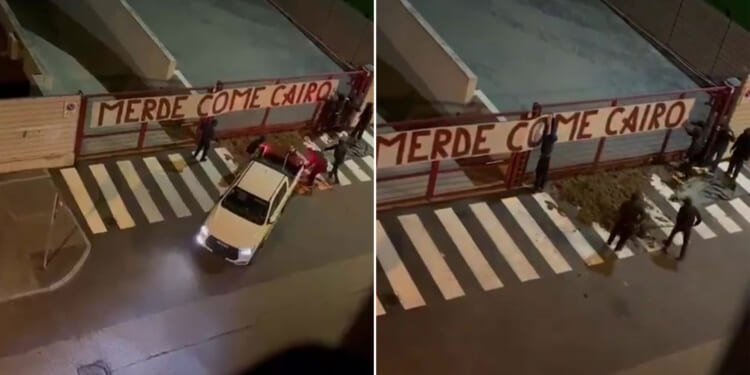 Torino fans dump heap of poo outside training ground in furious protest