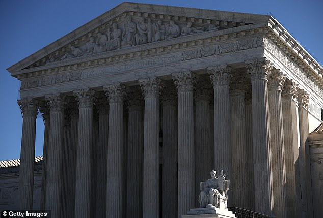 The Supreme Court building is right across from the US Capitol, will Trump will address a joint session of Congress on Tuesday, February 24, 2026