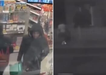 Terrifying moment mother is set on fire in front of her daughter as home is petrol bombed in revenge attack