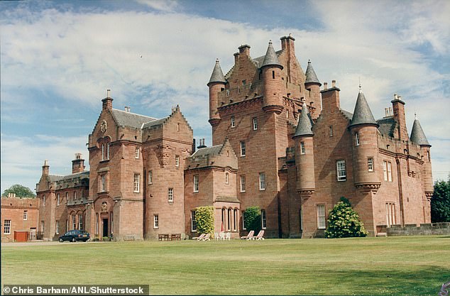Alan Carr reportedly has the rights to the The Barony of Ayton title, after buying Ayton Castle, for an eye-watering £3.25million (pictured)