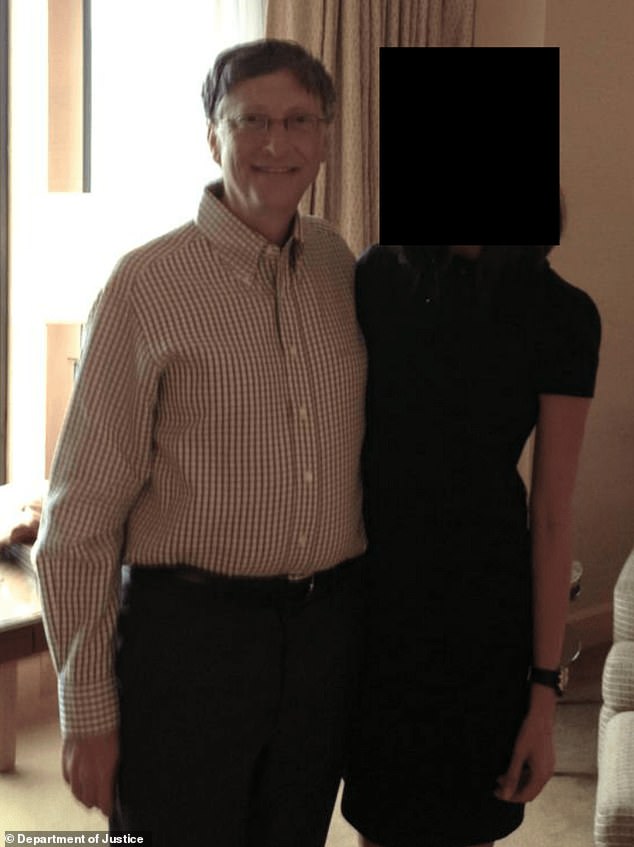 The documents also included pictures of the Microsoft founder posing with women whose faces are redacted