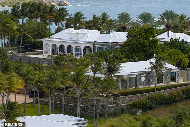 Summers spent part of his honeymoon in December 2005 visiting Epstein's Little Saint James island