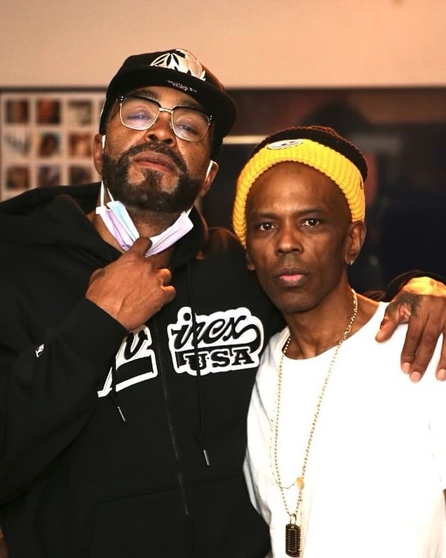 Method Man shared a photo of himself with Power on Instagram, writing: ‘Paradise my Brother safe Travels!! #pookie #power Bruh I am not ok .. .'