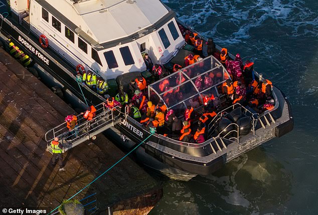 People rescued during attempts to cross the English Channel by small boat are temporarily being processed through the port in Ramsgate