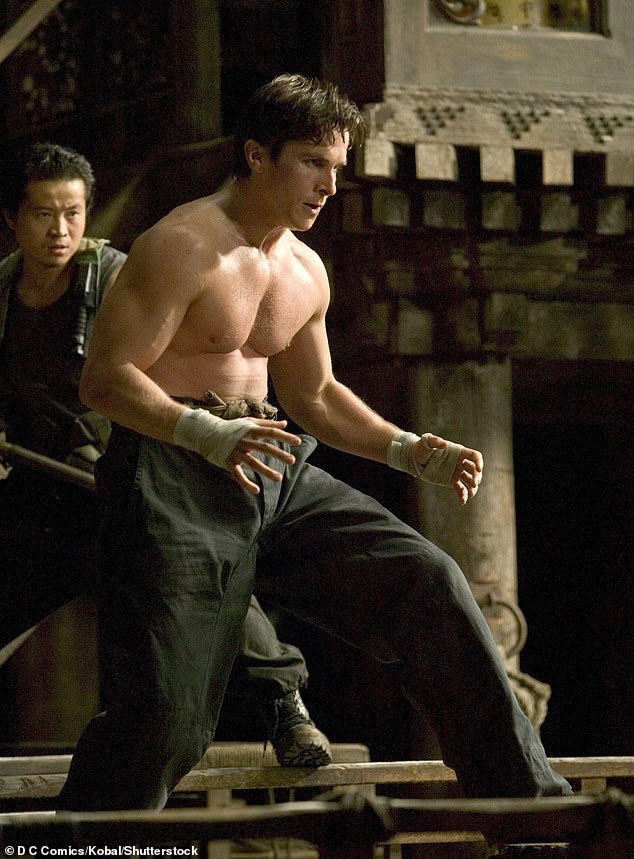 After his weight plummeted for The Machinist, the actor swiftly bulked up again in just six weeks to play the Caped Crusader in Batman Begins by gorging on pizza and ice cream