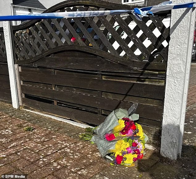 Floral tributes have now been left at the scene. West Midlands Police said the death was not being treated as suspicious