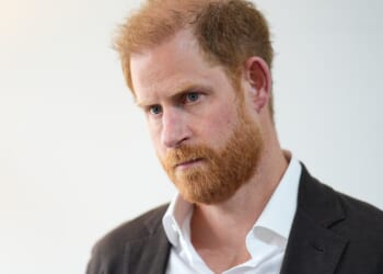 Harry laughs off 'the stuff in the news' after Andrew arrest as Prince calls for more aid in Gaza during faux royal tour