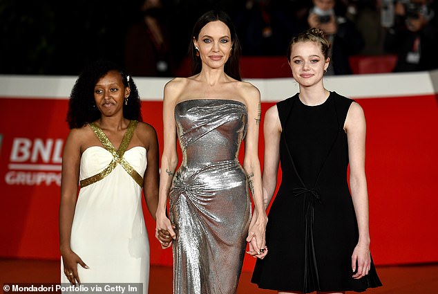 Last year, Shiloh (R), who was born Shiloh Nouvel Jolie-Pitt, legally changed her name to Shiloh Jolie shortly after turning 18