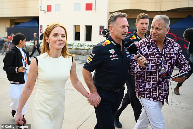 Halliwell and Horner were frequent fixtures in the paddock throughout their relationship