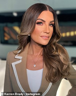 Fans have been pointing out some differences in Karren's onscreen and offscreen appearance