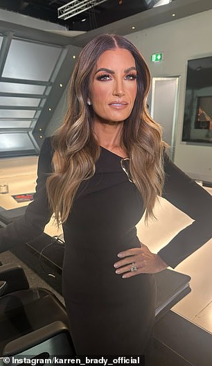 Karren recently addressed the speculation surrounding her newly slimmed-down figure, denying that it was the result of weight loss jabs