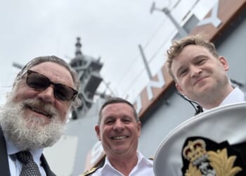 Russell Crowe awarded military rank as head of Royal Navy challenges Hollywood star to be 'put through his paces'