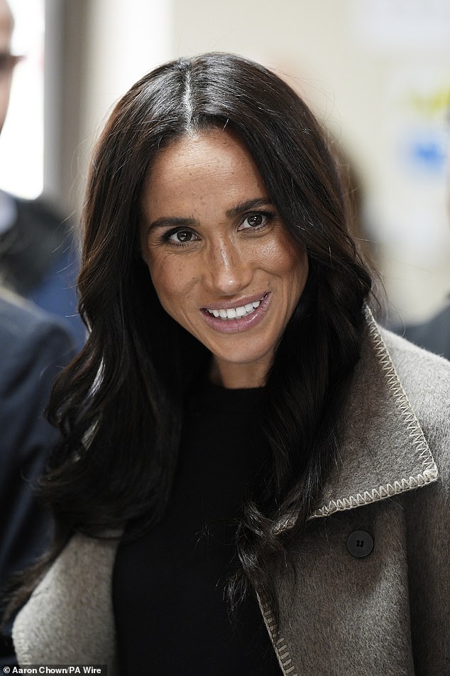 The Duchess of Sussex visits the National Centre for Rehabilitation of Addicts in Amman on Thursday