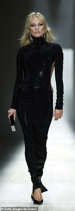 Kate is seen on the runway