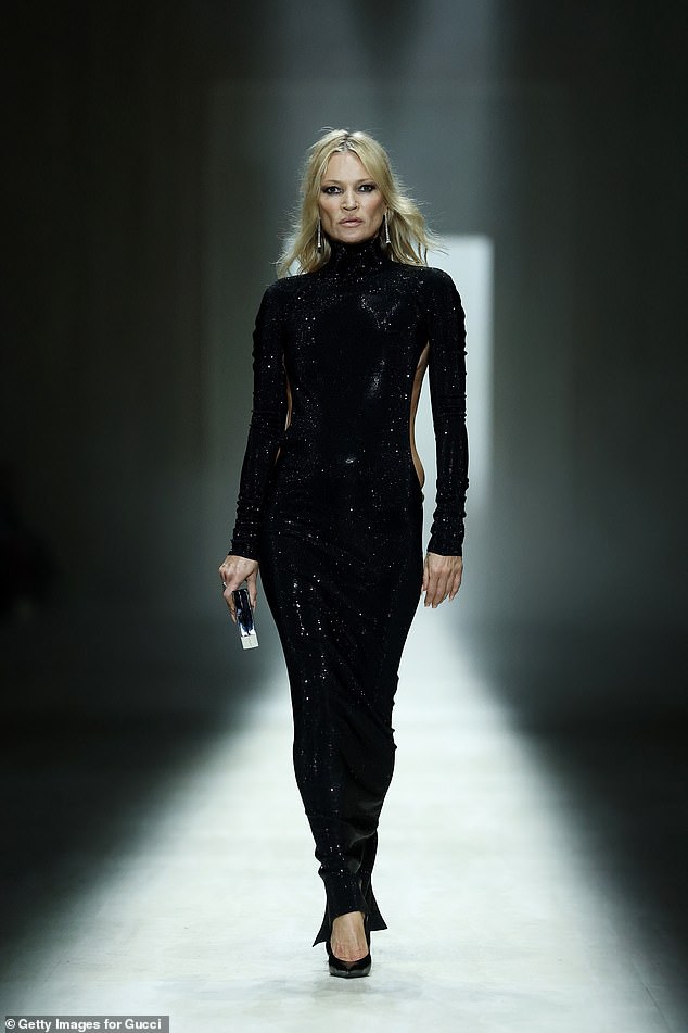 While all eyes were on Pilaf as they arrived at the show, once the runway presentation began it was Kate that stole the limelight